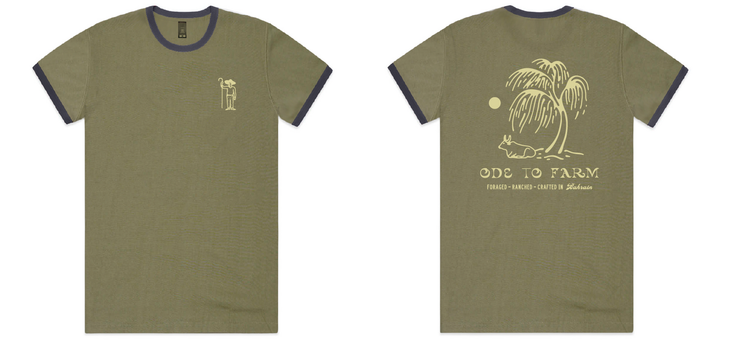 Palm Tree Capsule | Ringer Tee | Olive