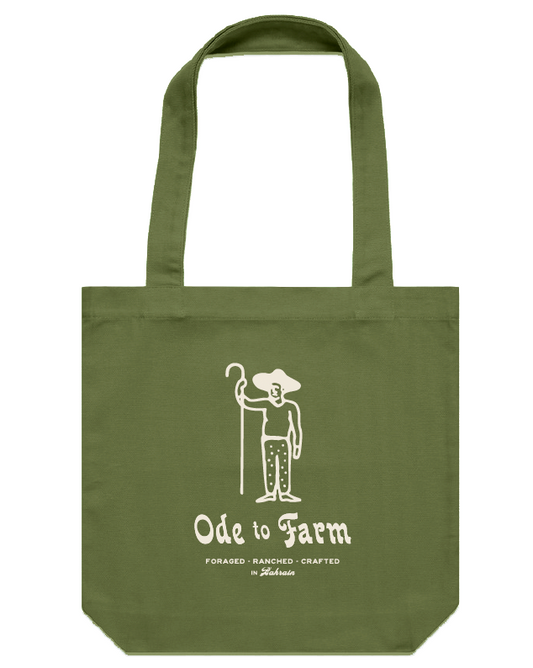 Palm Tree Capsule | Tote | Olive